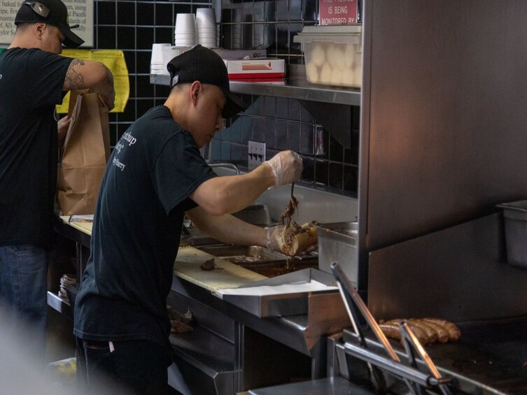 Food being prepared in Chicago