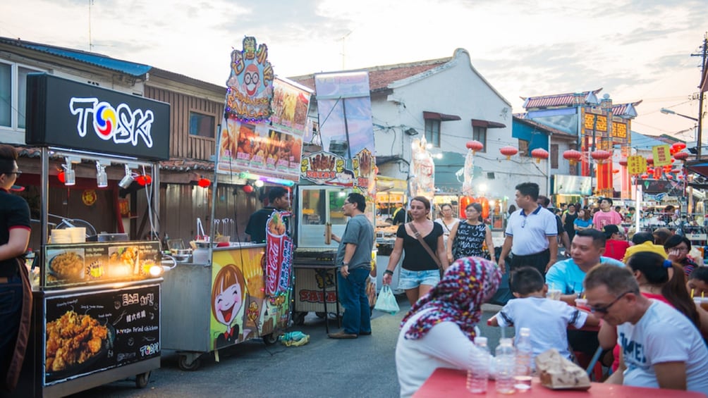 Jonker Street Night Market in Malacca City, Malaysia