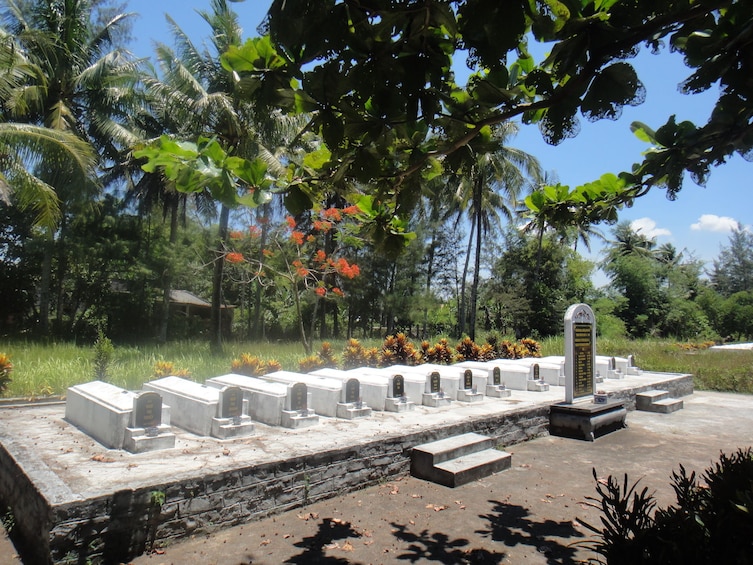 Graves in My Lai, Vietnam