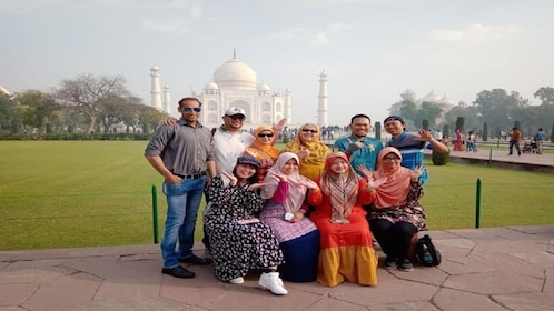 Circuit de luxe au Taj Mahal avec safari animalier au départ de Delhi