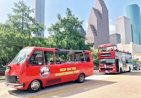 Houston City Hop On Hop Off Tour & Aquarium Day Pass