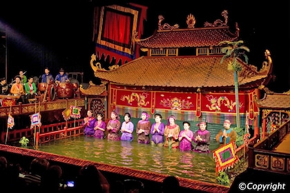 Hanoi Water Puppet Show Liput Thang Long-teatterissa