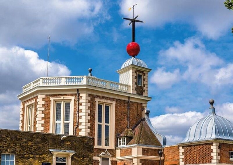 Close view of the Royal Observatory Greenwich in London, England