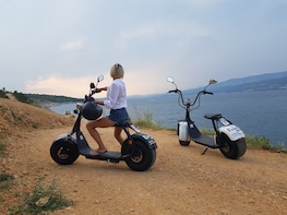 Rent a E-Scooter Chopper 2 seat & Explore Maspalomas 2 Hours