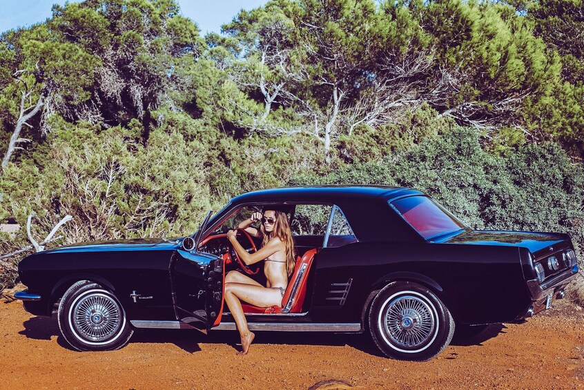 Show item 3 of 8. The Photo Experience Ibiza Road Trip Photo shoot Mustang