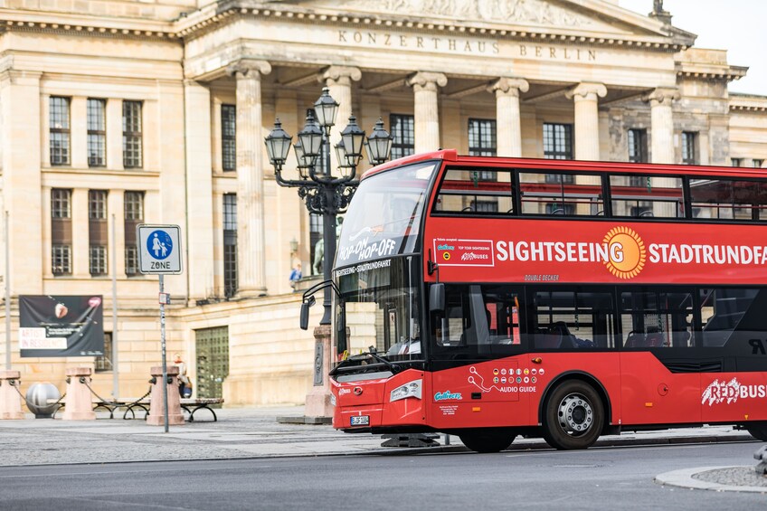 Red Sightseeing Berlin Hop-On Hop-Off Bus with Boat Option