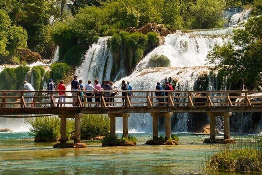 Krka Waterfalls tour with Boat Ride and Swimming in Skradin town