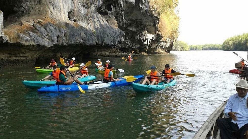 Sea Cave Kayaking at Khao Karos Krabi