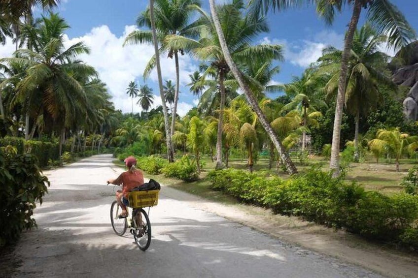La Digue - Cycling