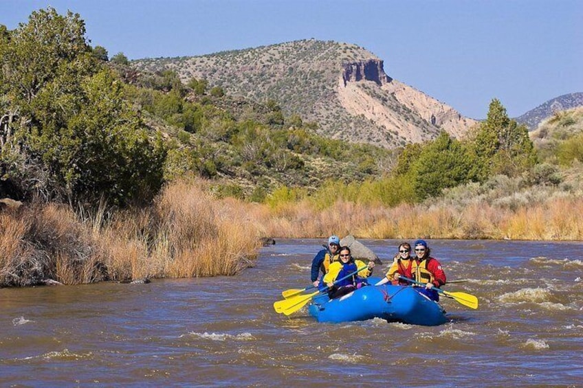 Family float on the Rio Grande