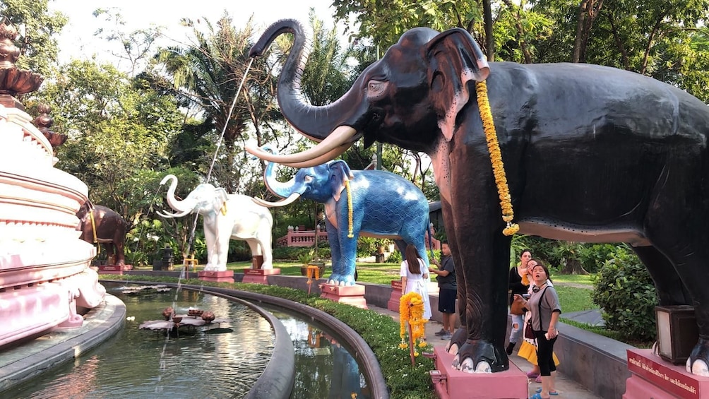 Elephant sculptures in Bangkok