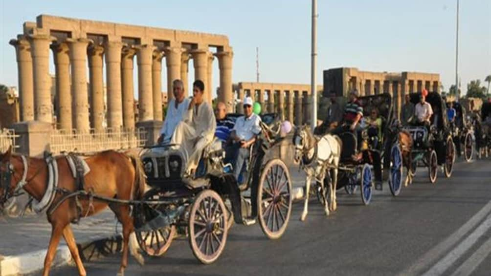  Luxor City Tour By Horse Carriage