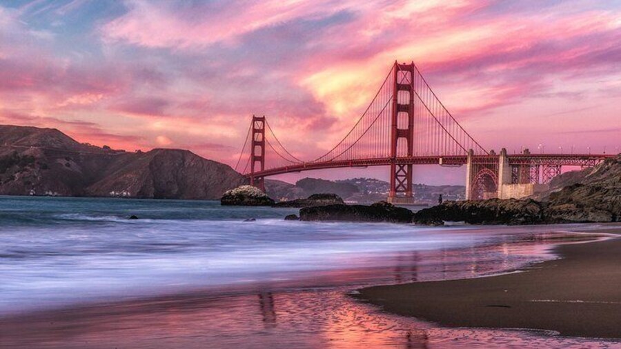 Sunset at The Golden Gate