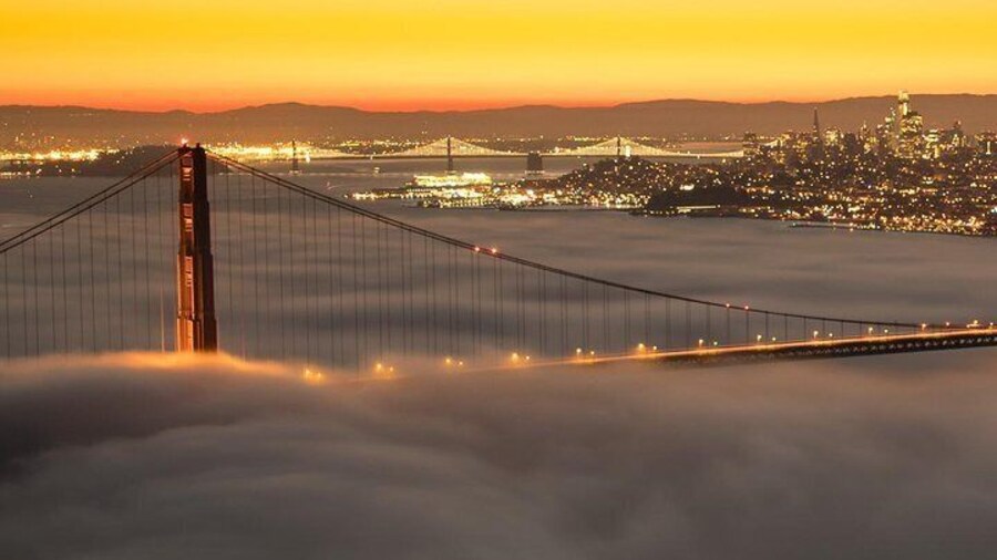 Sunrise at The Golden Gate