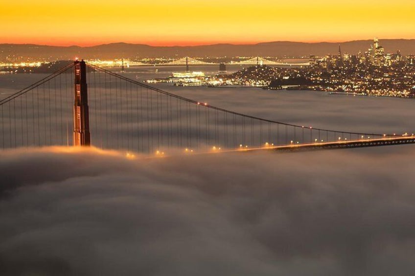 Sunrise at The Golden Gate