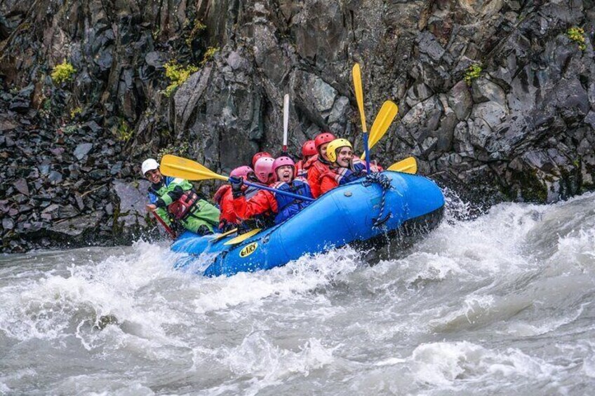 Family Rafting Day Trip from Hafgrímsstaðir: Grade 2 White Water Rafting on the West Glacial River