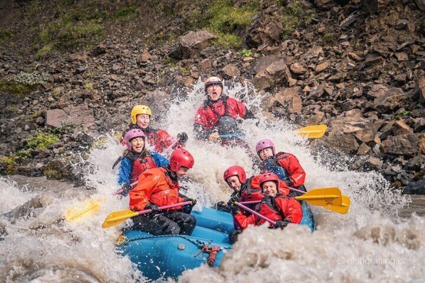 White Water Rafting Day Trip from Hafgrímsstaðir: Grade 4 Rafting on the East Glacial River