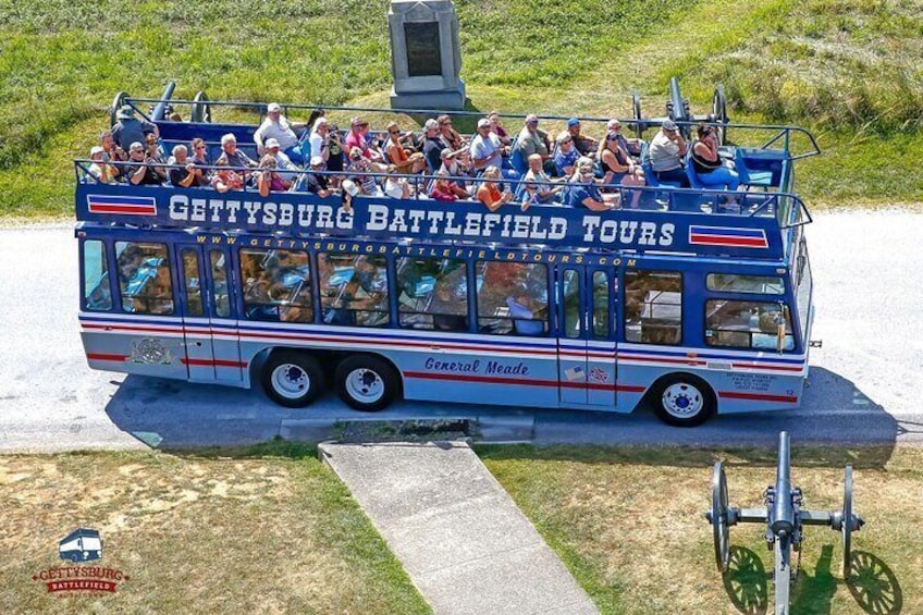 2-Hour Gettysburg Battlefield Guided History Bus Tour with a National Park Guide