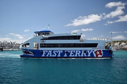Fuerteventura at your leisure( bus transfer and return ferry ticket)
