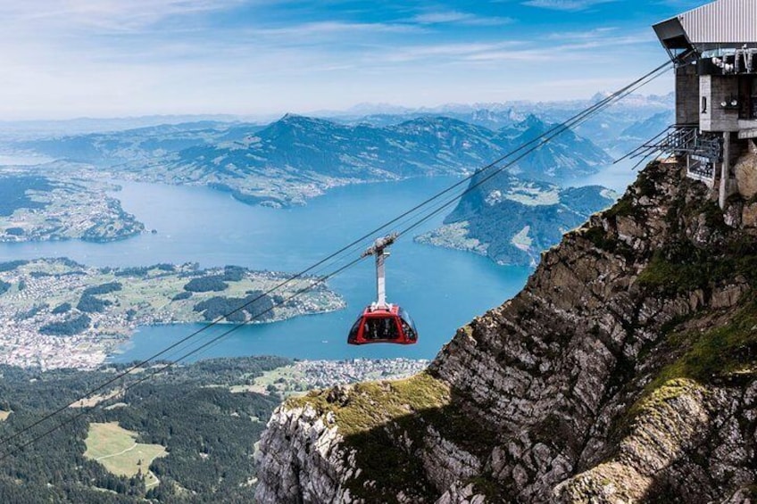 Dragon Ride: View over lake Lucerne