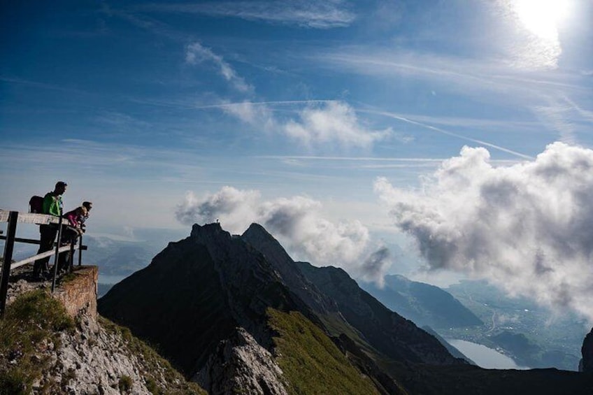 Hiking on Mount Pilatus