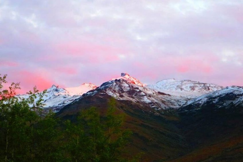 Evening tour with Alpine glow