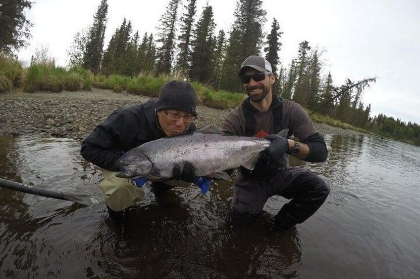 King Salmon fishing on the Kasilof River.