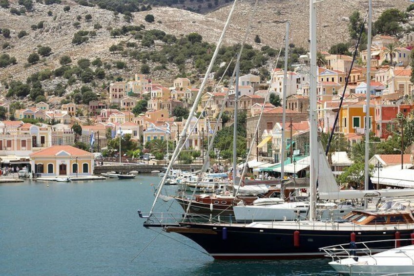 Symi Island from Rhodes with transfers from Ialyssos, Ixia, and Kallithea
