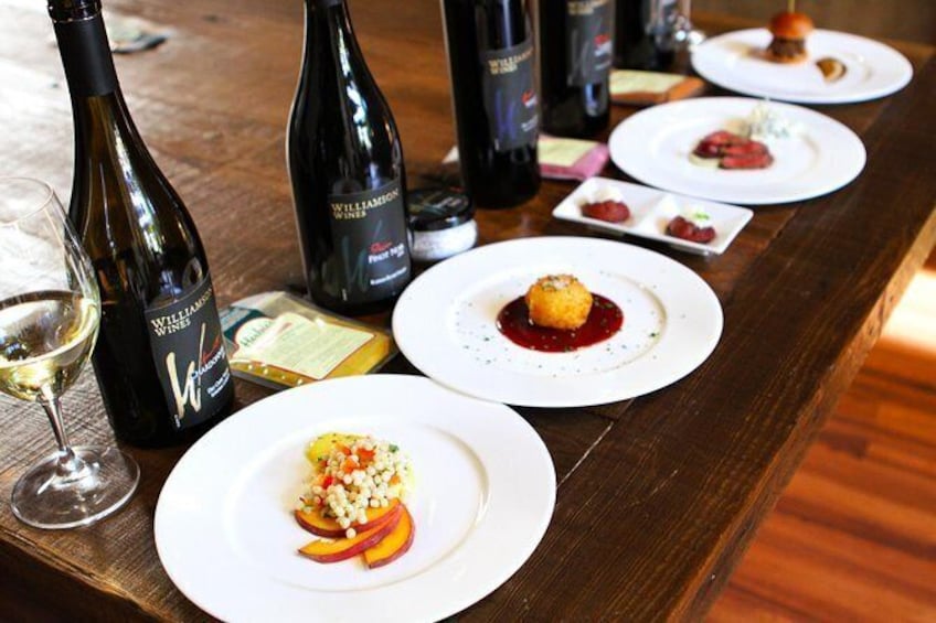 Classic Wine and Food Pairing Experience at Williamson Wines in Healdsburg