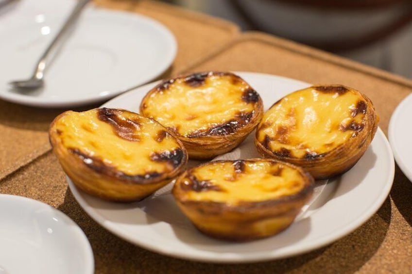 Famed regional custard tarts are made to perfection at well-known bakery Manteigaria in Porto City. Be sure to sprinkle on some powdered sugar.