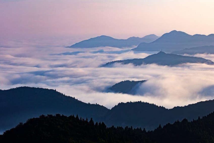 Mt Hengshan in Hunan Province