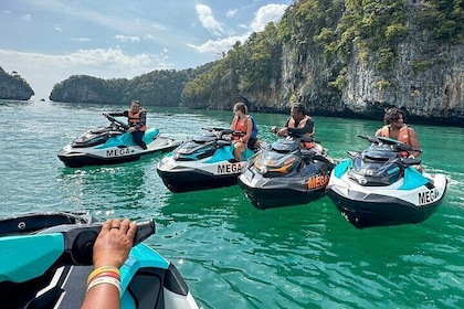 兰卡威群岛喷气滑水艇之旅，包括孕妇岛（Dayang Bunting Island）。