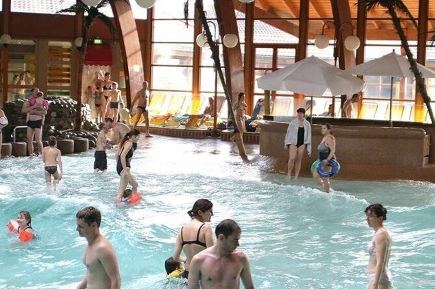 Show item 1 of 1. Laguna Water Park Entrance Ticket with Hotel Pick-Up and Drop-Off Included