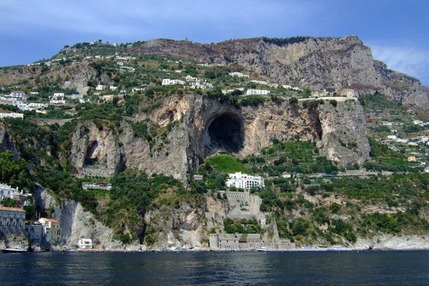 The soaring mountains of the Amalfi Coast
