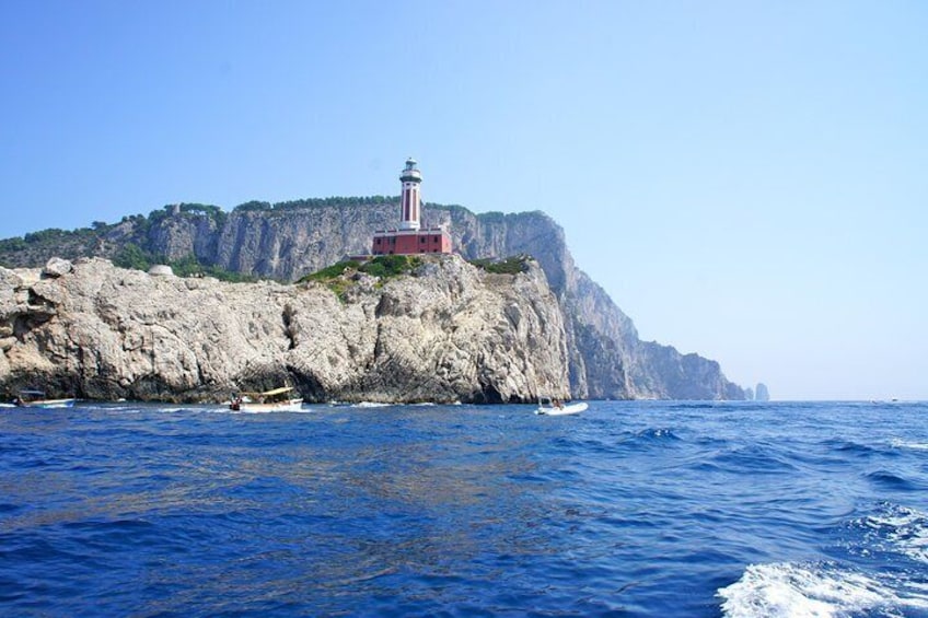 The Punta Carena lighthouse has been active since 1867! One of the many landmarks we will cruise past. 