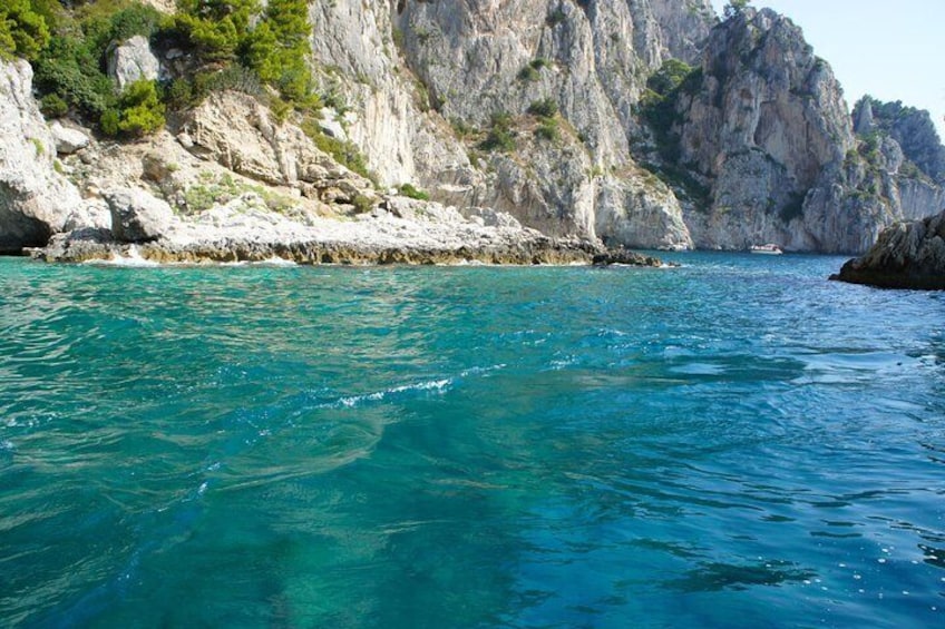 Taking a dip in the Med is a truly refreshing experience.