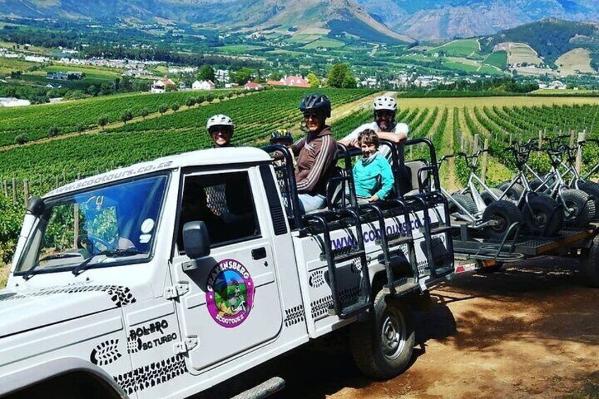 Franschhoek Winelands Scooter Tour