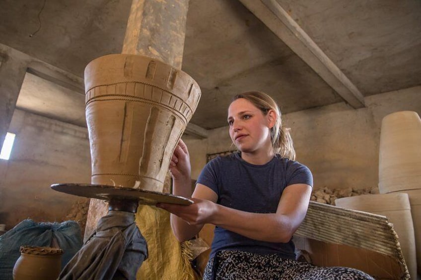 learn pottery, The Moroccan way.