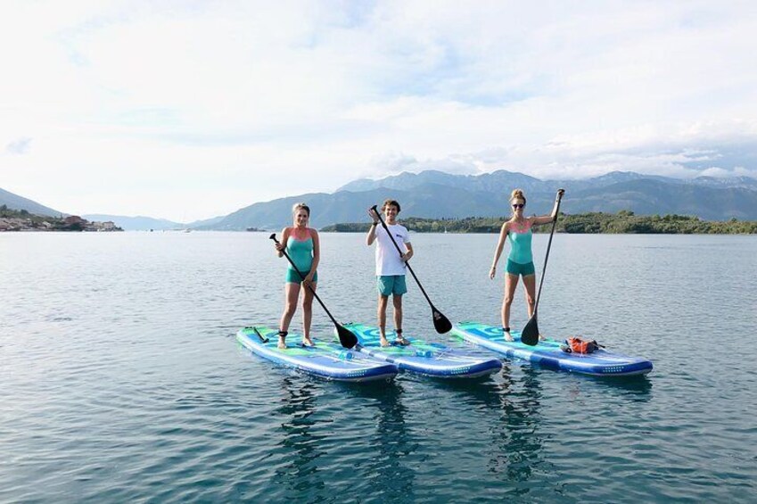 Stand-Up-Paddle Board at Bay of Kotor from Tivat or Kotor