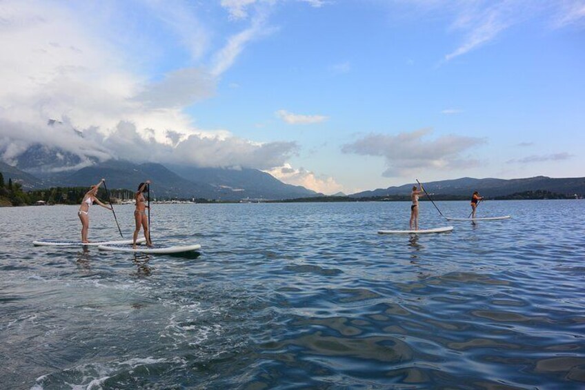 Stand-Up-Paddle Board at Bay of Kotor from Tivat or Kotor