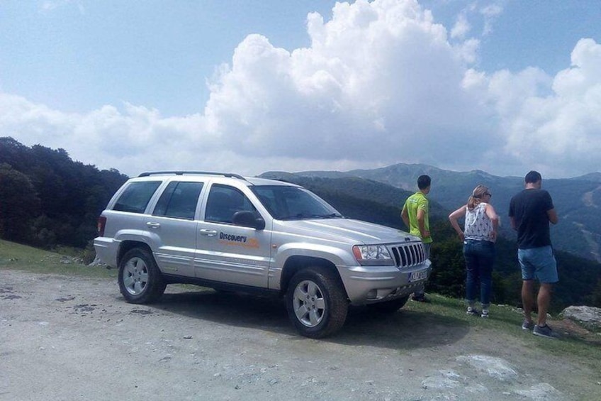 Jeep safari National park Lovcen