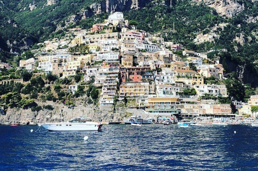 A slow cruise along the Amalfi coast provides a unique perspective.