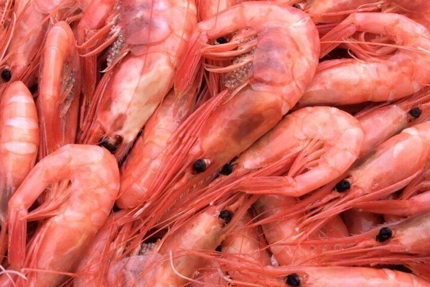 Shrimps of a high quality