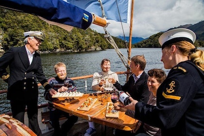 Champagne Sightseeing Cruise on Lake Te Anau