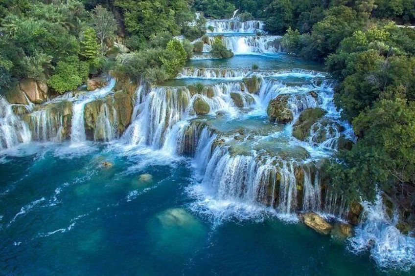 Show item 1 of 8. Krka waterfalls