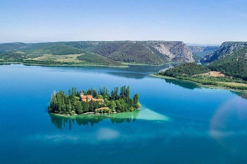 Show item 3 of 8. Krka National Park day trip via Å ibenik from Split
