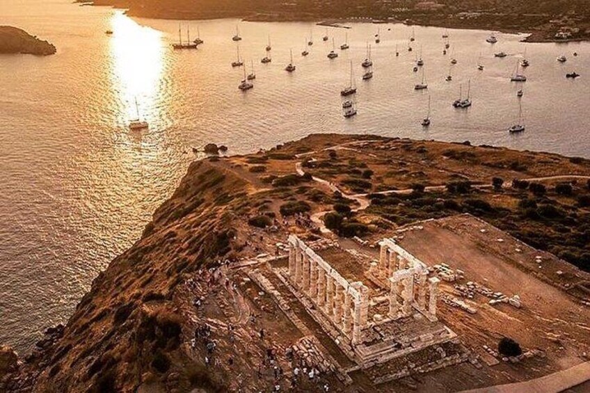 Cape Sounion & Temple Of Poseidon