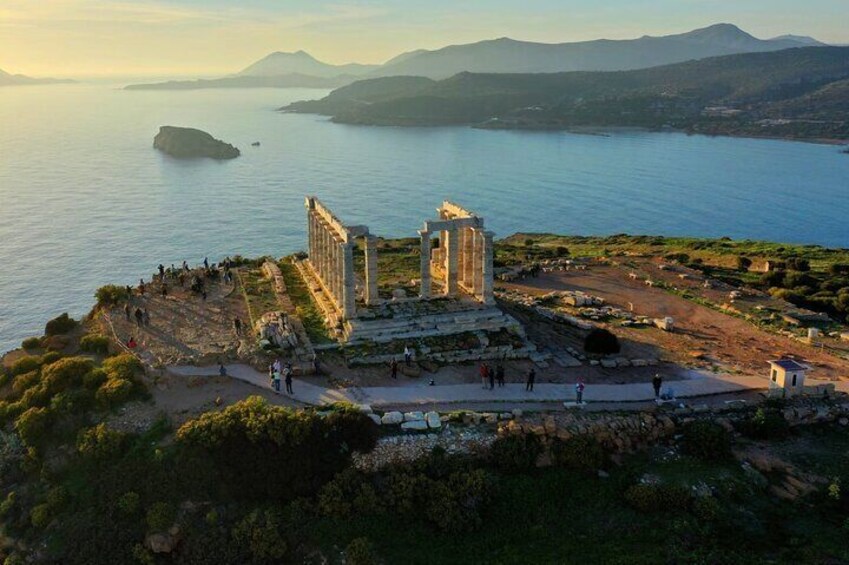 Private Sunset Tour of Cape Sounion, Temple of Poseidon & Athens Riviera