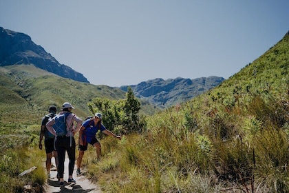 Stellenbosch Jonkershoek nature reserve waterfall hike and 4x4