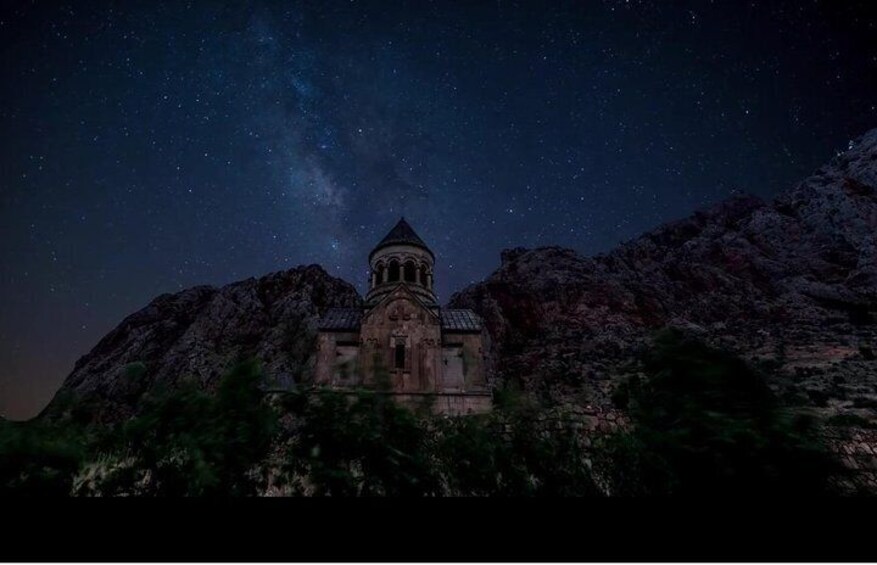 Noravank at night